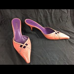 PRADA Woman Heels Italy VERO CUOIO